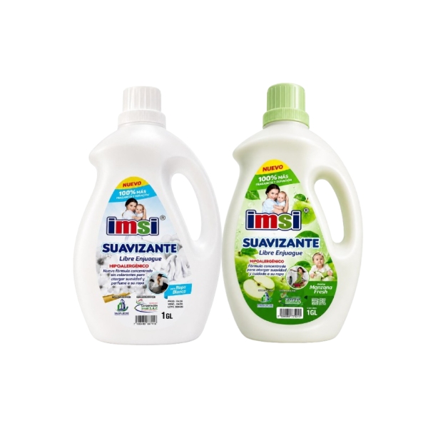 Suavizante libre enjuague hipoalergénico marca IMSI